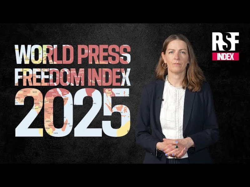 RSF World Press Freedom Index 2025: economic fragility a leading threat to press freedom