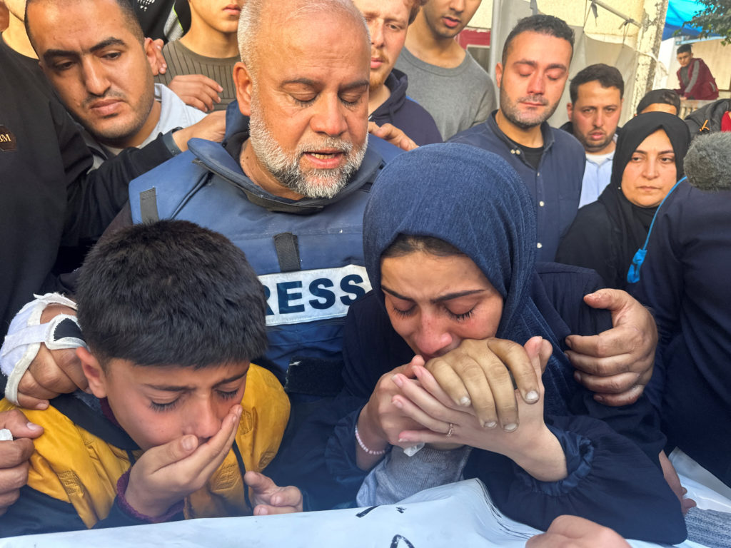 Vigil Honors Palestinian Journalists Killed in Gaza