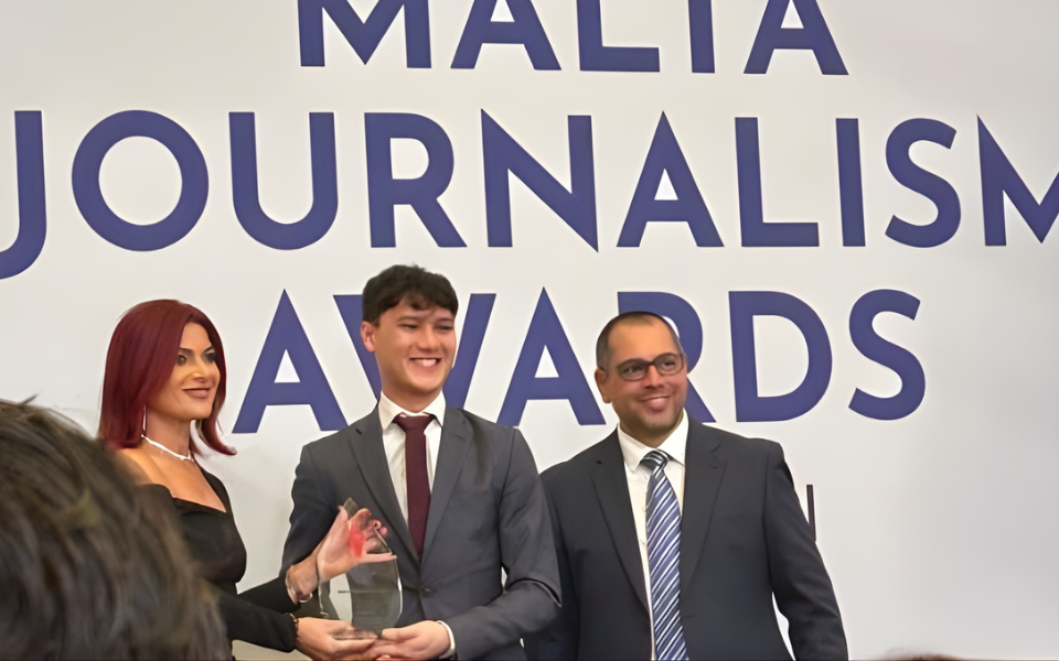 Kyle Patrick Camilleri Wins Sports Journalism Award