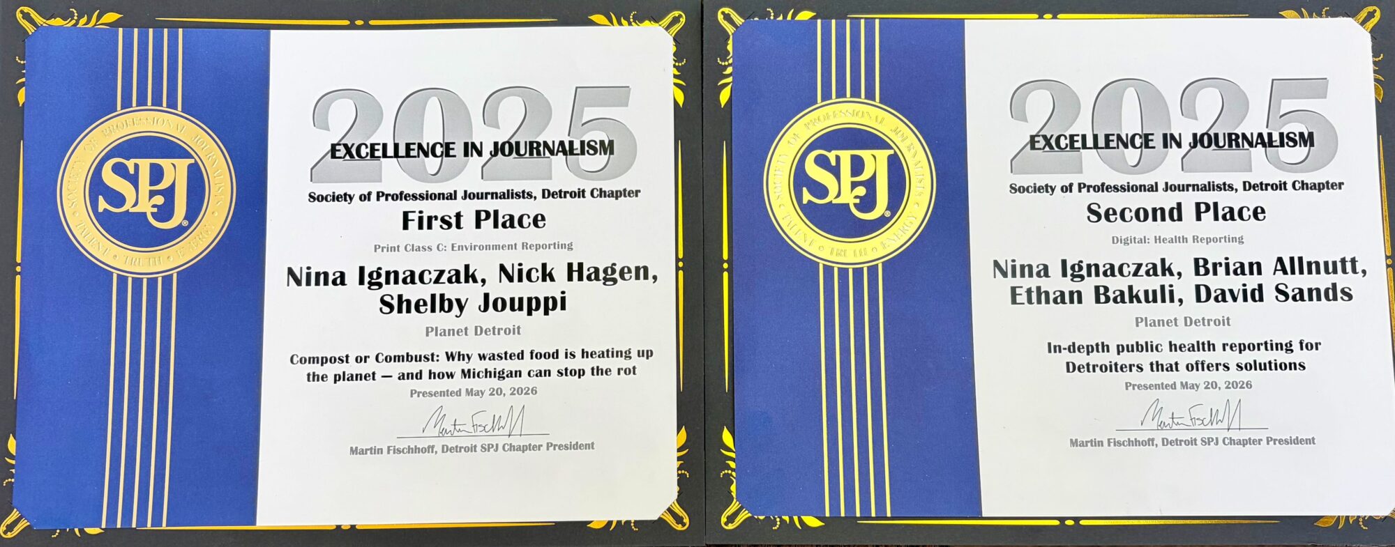 Planet Detroit Wins Multiple SPJ Journalism Awards