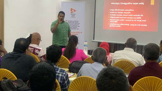 Sri Lankan Media Forum Trains Journalists to Combat Election Disinformation