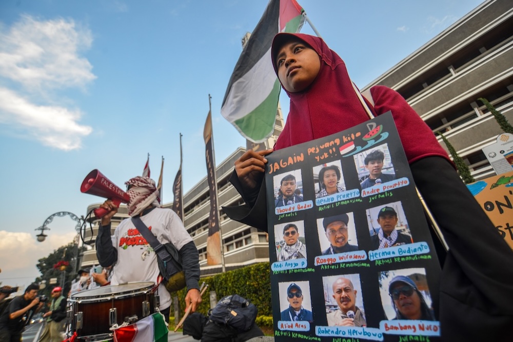 Indonesia Demands Release of Journalists Detained During Gaza Aid Mission